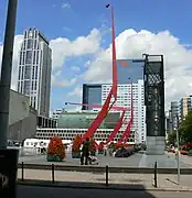 Place Schouwburgplein et salle de concert Doelen.