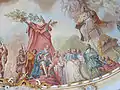 Groupe d'hommes sages avec Louis XIV.