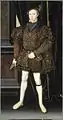 William Scrots, Portrait d'Édouard VI, Paris, Musée du Louvre. L'œuvre a été envoyée à la cour de France en 1552.