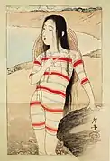 Beauté se baignant (bijin-ga de 1902).