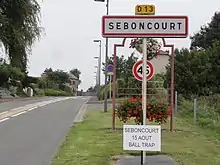 entrée du village