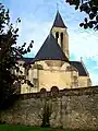 Vue sur le chevet.