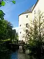 L'ancien moulin de Villemétrie, au hameau du même nom, sur la Nonette.