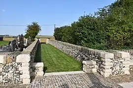 Entrée du cimetière britannique.