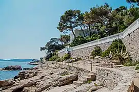 Sentier du littoral, commune de Cap d'Ail