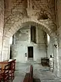 Chœur, vue dans la chapelle latérale nord.