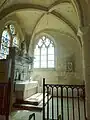 Chapelle latérale sud, vue vers le sud.