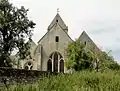 Chevet, vue depuis l'est.