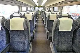 Intérieur de la Green class.