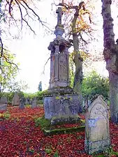 Cimetière du choléra le monument.