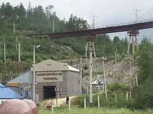 Entrée Est du tunnel
