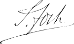 Signature de  Ferdinand Foch