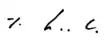 Signature de François Lachat