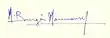Signature de Maurice Bourgès-Maunoury