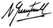 Signature de Carlos Quintanilla Quiroga