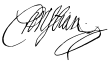 Signature de Christian VKristian V