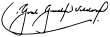 Signature de Guido Vildoso Calderón