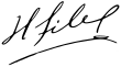 Signature de Hernando Siles Reyes