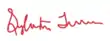 Signature de Sylvester Turner