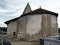 L'église, côté est (juil.&nbsp;2012)