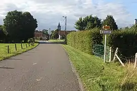 Entrée du village.
