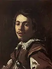 Simon Vouet (1590-1649). Autoportrait, vers 1620. Huile sur toile, 64 × 48 cm. Musée Réattu, Arles.