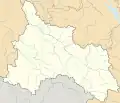Carte de la province entre 1975 et 2003.