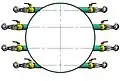 Mesure de débit multicorde avec sondes à insertion.