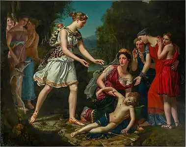 La Mort de Cenchirias, fils de Neptune et de la nymphe Peirene (1821-1823)