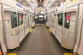 Intérieur de la rame.