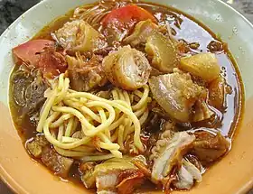 Soto mie Bogor, soupe de nouilles.