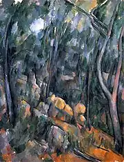 Sous-bois devant les grottes au-dessus du Château Noir, National Gallery de Londres.