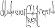 Signature de Clovis&nbsp;II