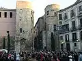 Portal del Bisbe à Barcelone.