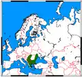 Aire de répartition du Spalax occidental