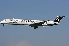 EC-HFP, l'appareil impliqué, ici à l'aéroport international de Zurich en juillet 2008, un mois avant l'accident