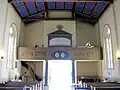 Vue de l'orgue de l'église de Speck