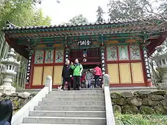La geumgangmun&nbsp;(ko) de Ssanggyesa&nbsp;(en) dans le Gyeongsang du Sud