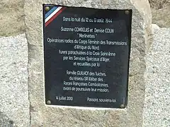 Stèle au pas de la Croix (1&nbsp;399&nbsp;m).