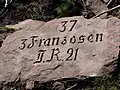 stèle 37 : 3 Français21e&nbsp;BCP