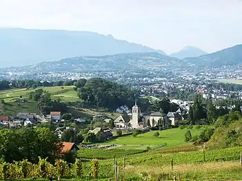 Le vignoble et ses coteaux