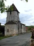 L'église Saint-Martin romane du XIIe&nbsp;siècle.