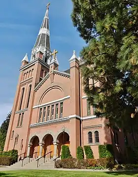 L'église Saint-Thomas de Coeur d'Alene.