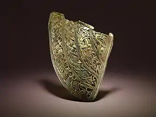 Protège-joue du casque du Staffordshire