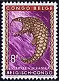 Smutsia gigantea sur un timbre de 1959