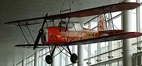 Vue de l'avion.