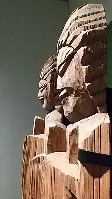 Deux divinités protectrices (détail), 1685.