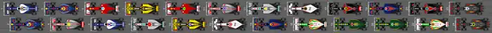 Photo de la grille de départ du Grand Prix
