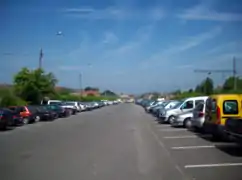 Parking véhicules.
