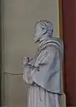 Statue du bienheureux Guillaume de Toulouse en l'église Sainte-Germaine.